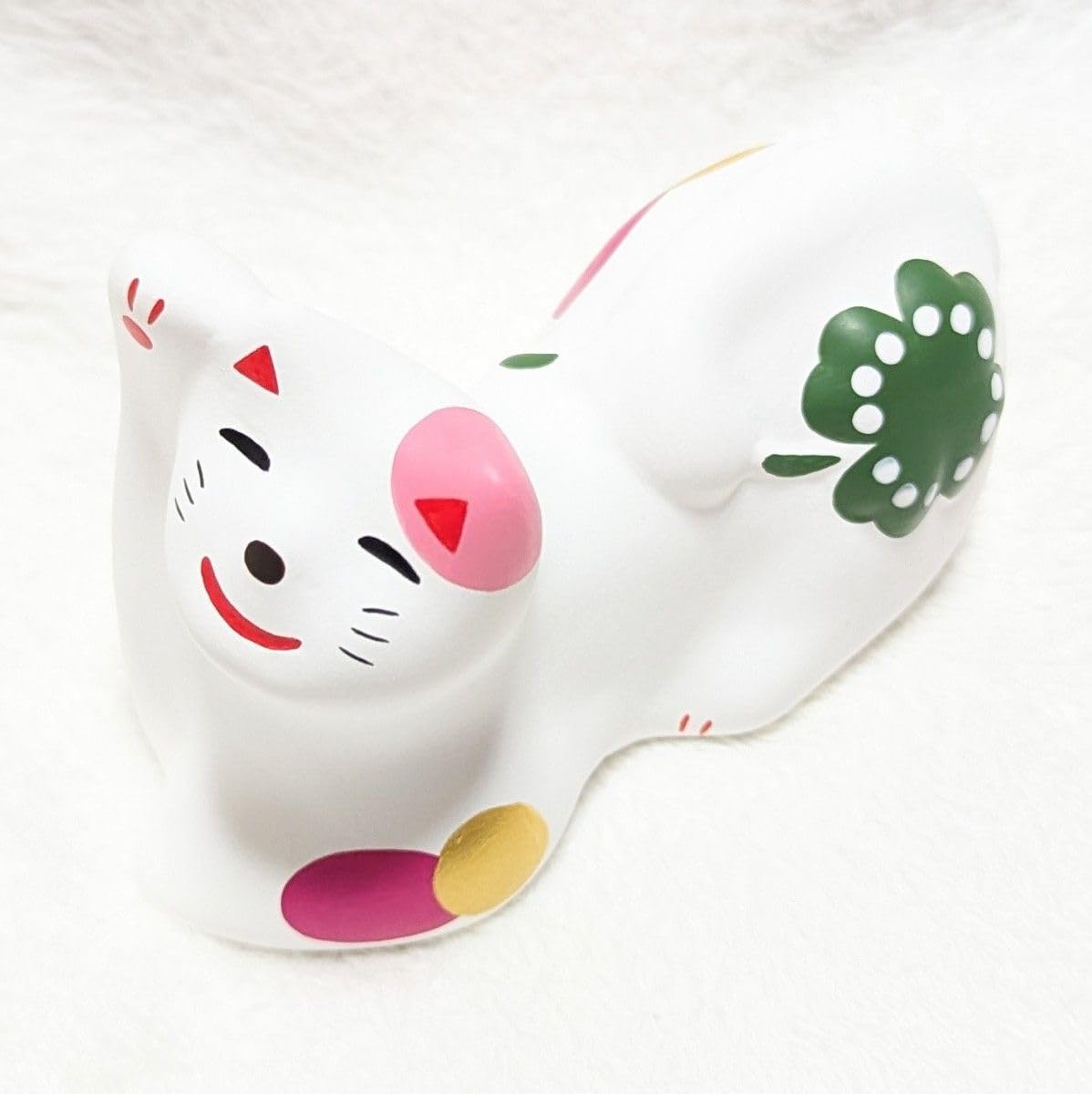 開運】工房 輪葉葉 招福猫 親子猫 ※親猫右手上げ ※子猫