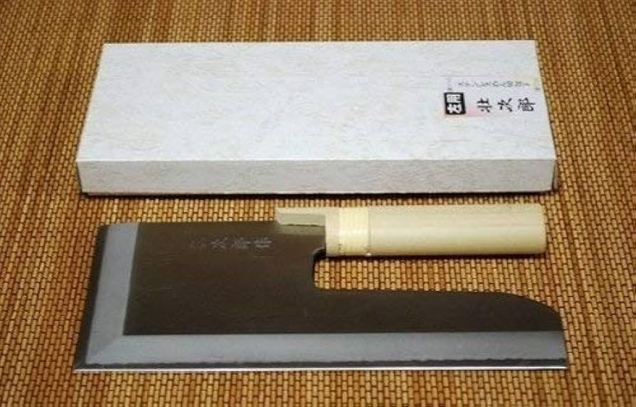 Amazon｜新登場！ 麺切り包丁 左利きステンレス27cm 壮次郎 (そば打ち
