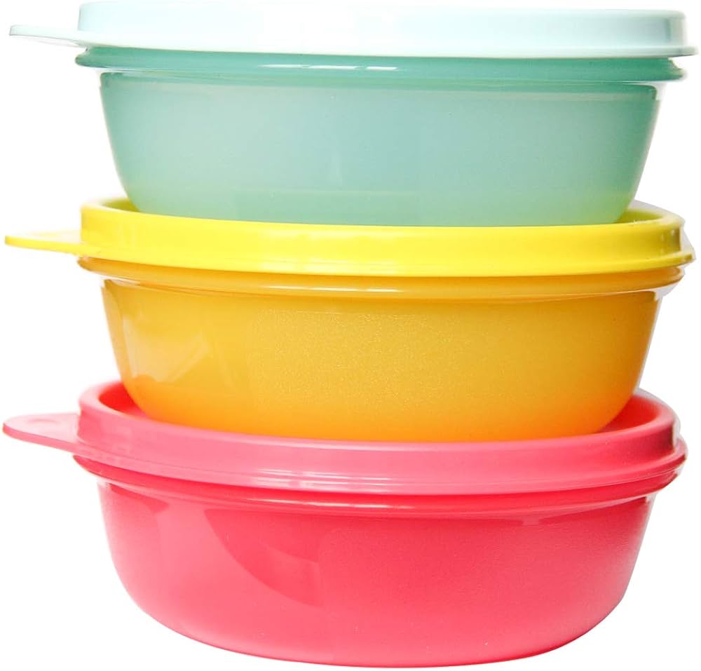 Amazon｜Tupperware S.S.ボウル密閉ストレージコンテナセット (3×1,27