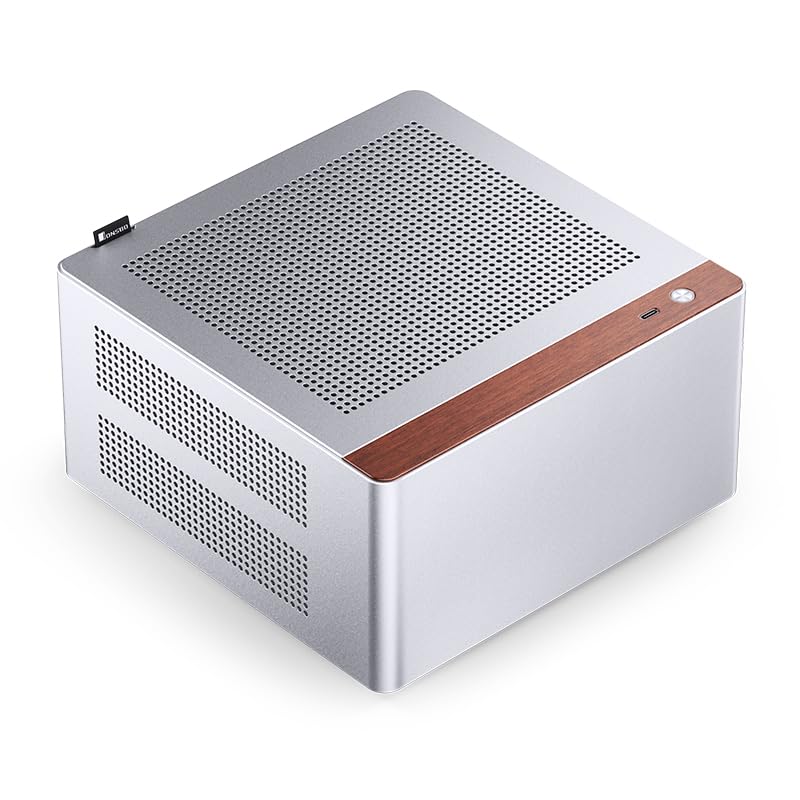 Amazon.co.jp: PCケース ITXケース JONSBO NV10 (シルバー) : パソコン