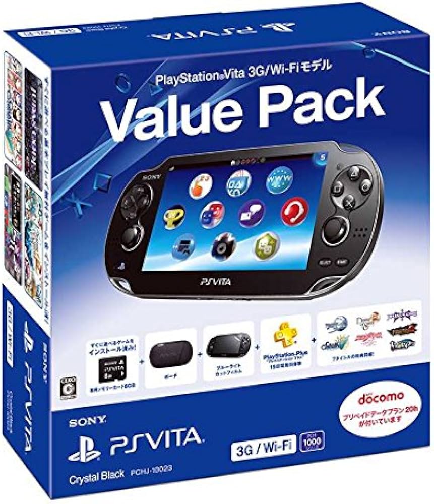 Amazon | PlayStation Vita Value Pack 3G/Wi-Fiモデル クリスタル