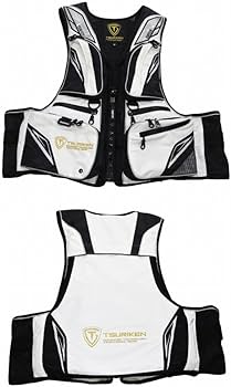 Amazon | 釣研(TSURIKEN) フローティングベスト TV221ホワイト M