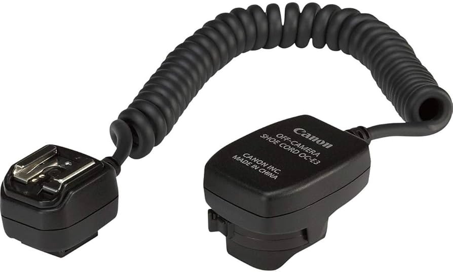 Amazon.com : Canon OC-E3 Off Camera Shoe Cord : Flash Shoe Mounts