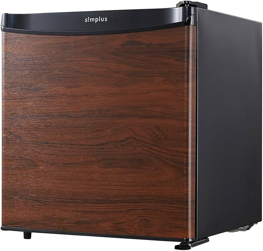 Amazon | simplus 冷蔵庫 ミニ 45L 1ドア 幅44.9cm 両開き 小型