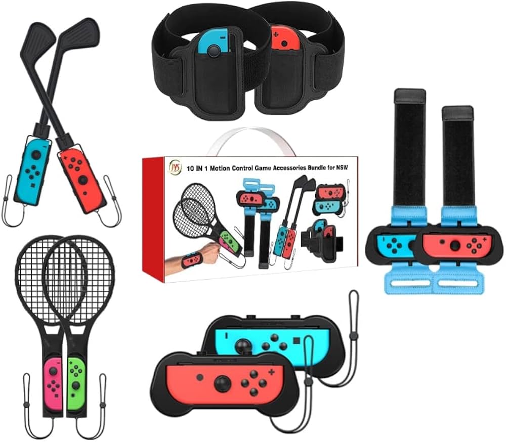 Switch Sports Accessories Bundle, Switch Game Accessories Kit Set