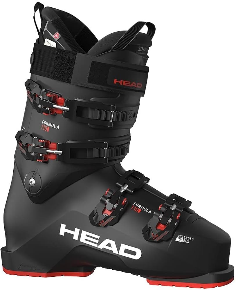 Amazon.com: HEAD Formula 110 GW Ski Boot Mens Black/Red 25.5