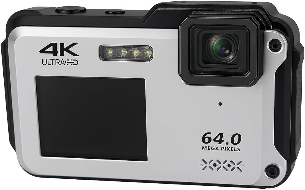 Amazon | 【FaCLOSS公式】防水デジタルカメラ 4K30fps｜IP68 防塵・耐