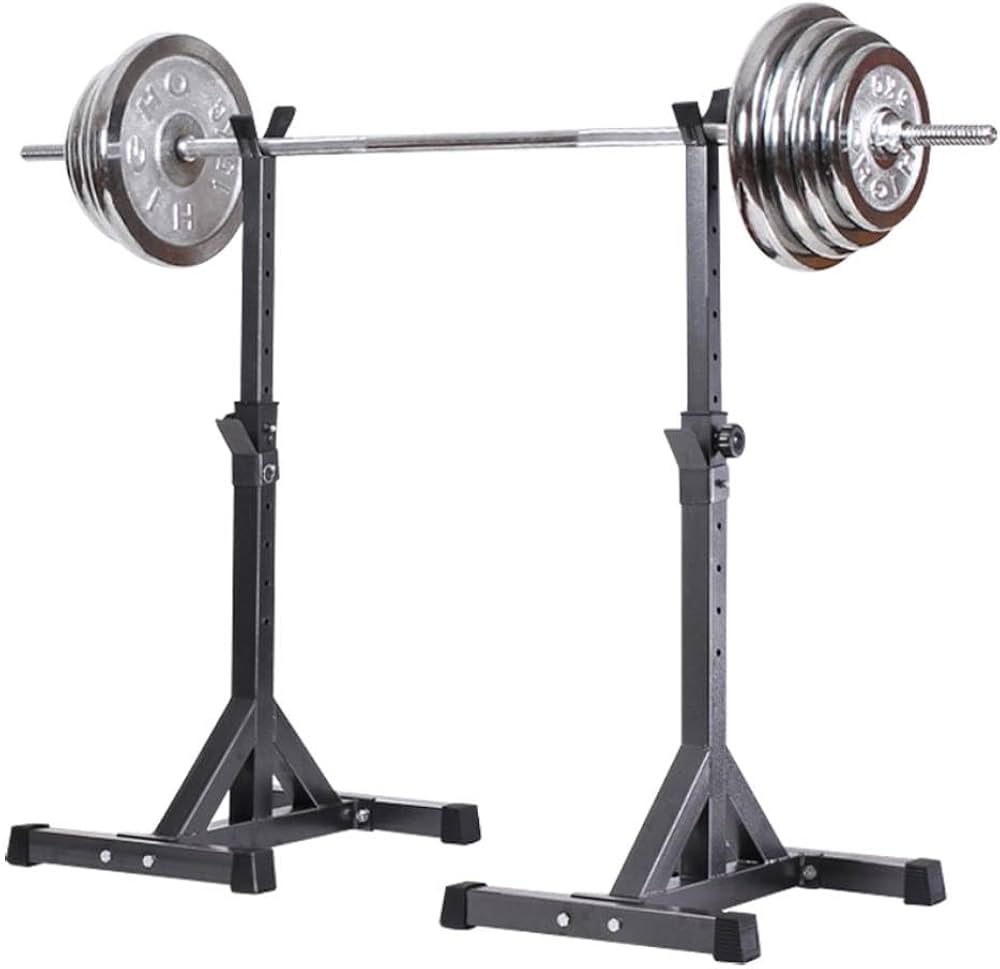 Amazon.co.jp: Bonarca バーベルスタンド 耐荷重300kg 6段階の高さ調節