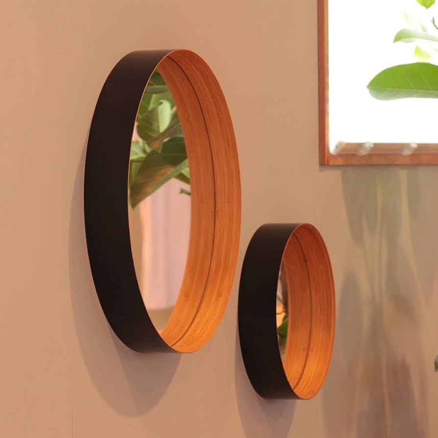 Amazon.co.jp: [ テオリ ] TEORI 壁掛けミラー ゼロ ZERO Mサイズ 墨色