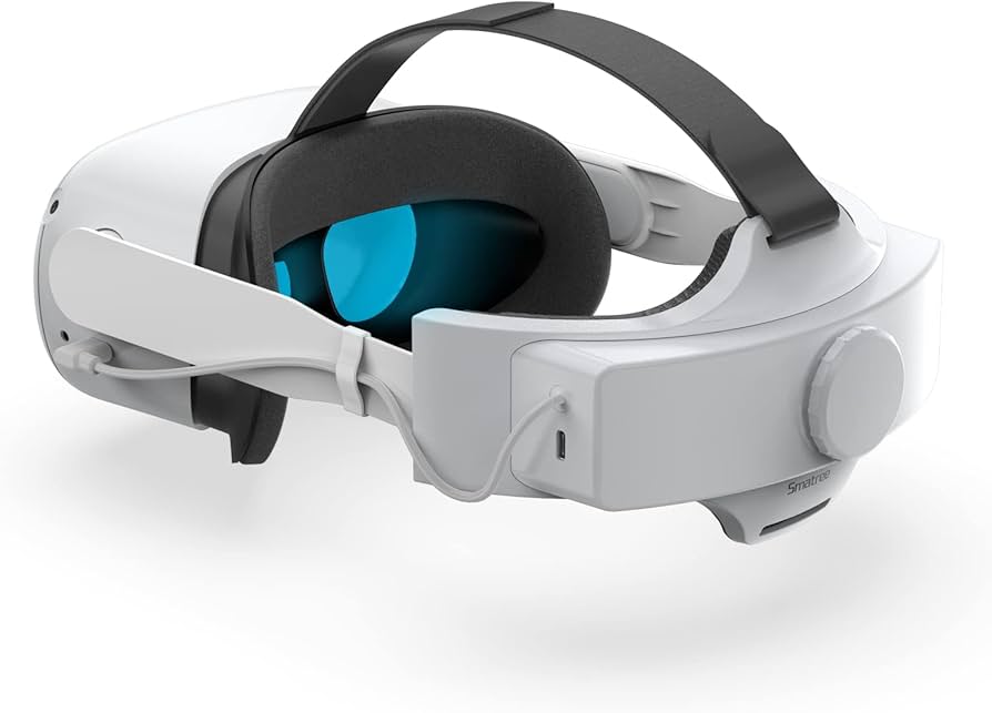 Amazon | Smatree Quest 2用のストラップ 5000mAhバッテリー付き 使用