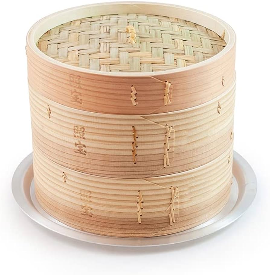 Amazon｜照宝 中華せいろ 蒸し板セット 杉製 φ21cm｜蒸し器・せいろ