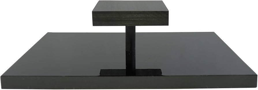 Amazon.co.jp: めでたや 木製 黒塗り 台 2段 和風 和雑貨 和小物 黒台