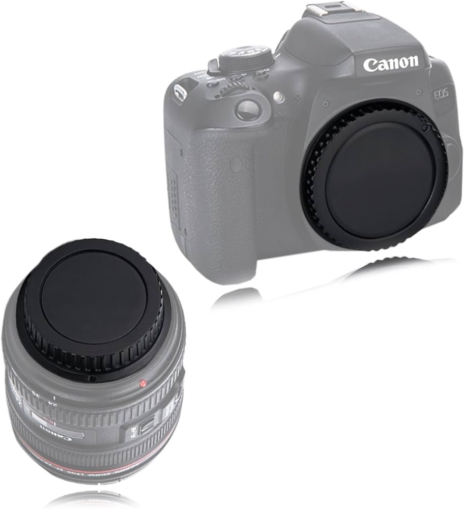 Amazon | VKO カメラボディキャップとリアレンズキャップ キヤノン