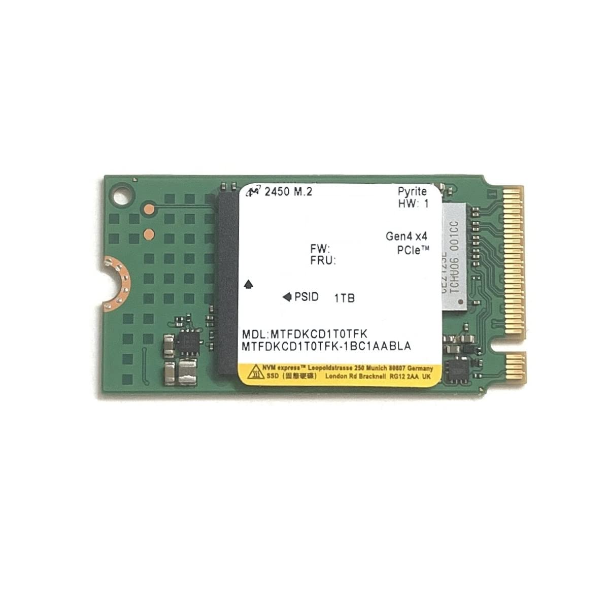 Amazon | Micron SSD 1TB M.2 2242 42mm NVMe PCIe 4.0 MTFDKCD1T0TFK