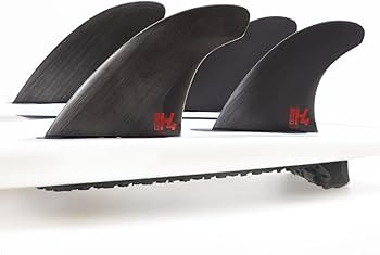 Amazon | FCS2 エフシーエスツー サーフィン フィン H4 SMOKE QUAD