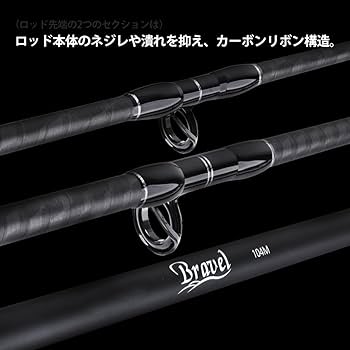 Amazon.co.jp: VUONG ショアジギングロッド スピニングロッド 投げ竿