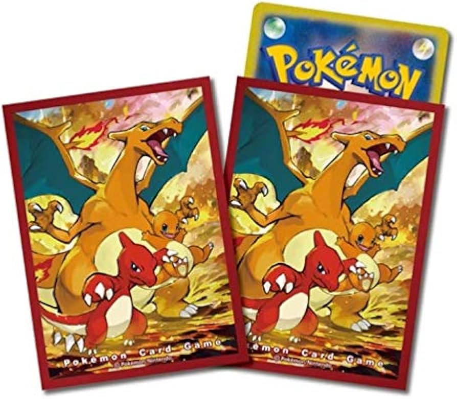 Amazon | ポケモンカードゲーム デッキシールド 進化の系譜 リザードン