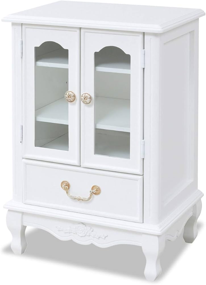 Amazon.co.jp: JKプラン ガラスキャビネット 姫系 お姫様 プリンセス