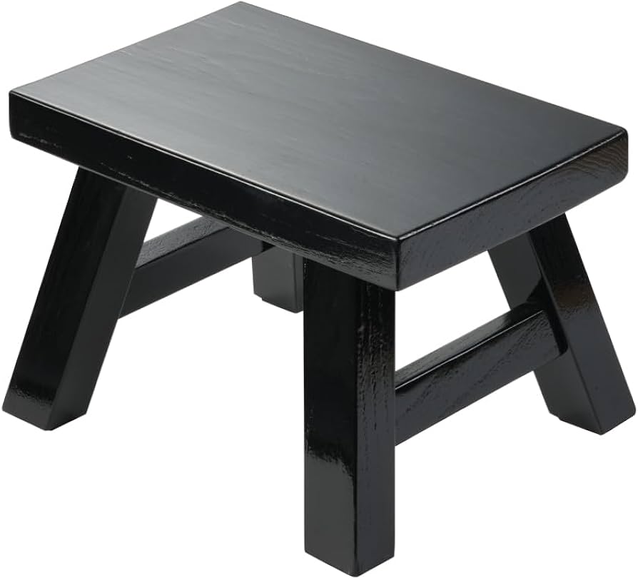 Amazon.com: Small Stool Wooden Step Stool Footstool Solid Wood 8