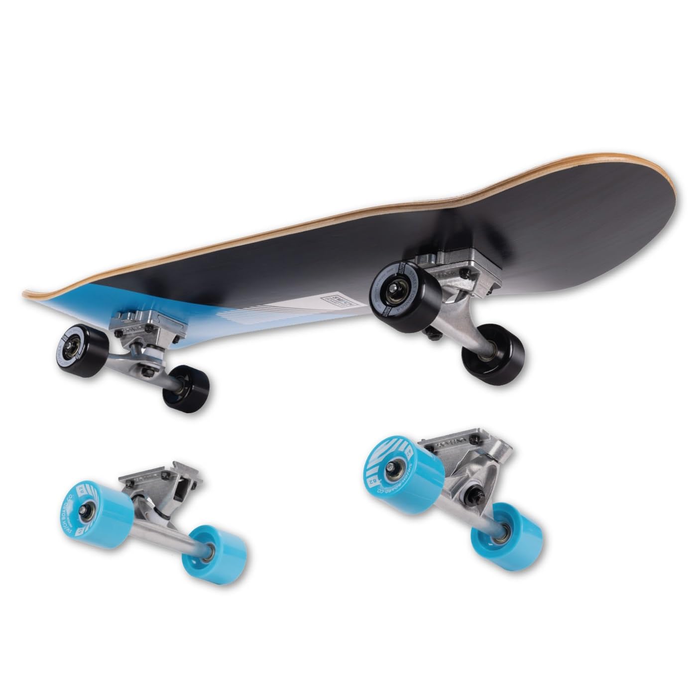 Amazon.com: Swichboard 2-in-1 Complete Skateboard Set - Trick