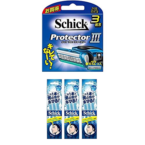 Schick(シック) プロテクタースリー 3枚刃 替刃(12コ入)」の人気商品