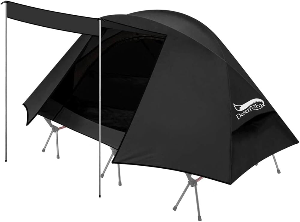 Amazon.co.jp: DesertFoxテント コット用 テント 1人用 ソロ 4000mm耐