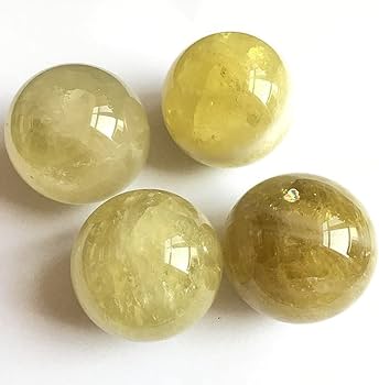 Amazon.co.jp: 天然水晶の原石 シトリンスフィア 天然宝石 クォーツ