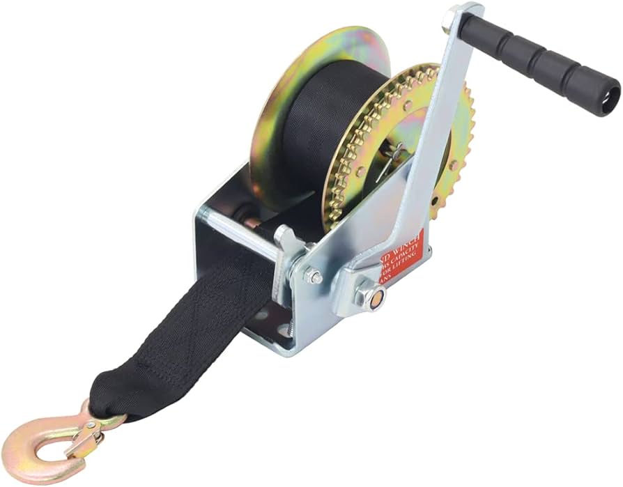 Amazon.co.jp: iimono117 ハンドウインチ 牽引 ウィンチ 荷締作業 手