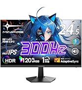 Amazon.co.jp: Minifire ゲーミングモニター24.5インチ/300Hz/180Hz