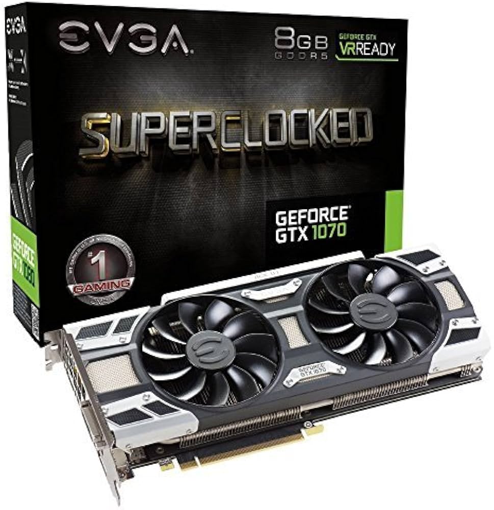 Amazon | EVGA GeForce GTX 1070 SC GAMING ACX 3.0, 8GB GDDR5 (256