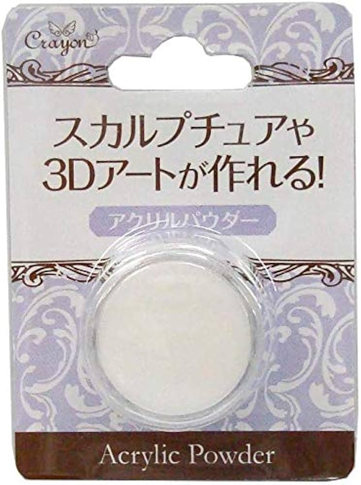 Amazon | クレヨン アクリルパウダー ホワイト CKPW1402 | クレヨン