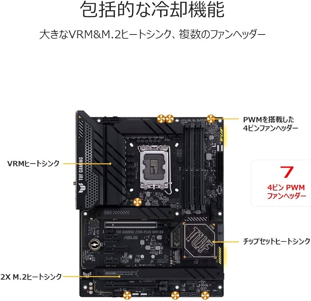 Amazon | ASUS TUF GAMING Z790-PLUS WIFI D4 intel 第14・13・12世代