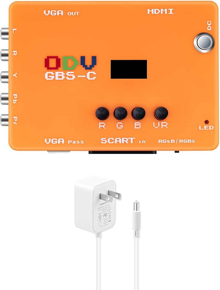 Amazon.com: Mcbazel ODV-GBS-C Component VGA/Scart to VGA/HDMI Scan