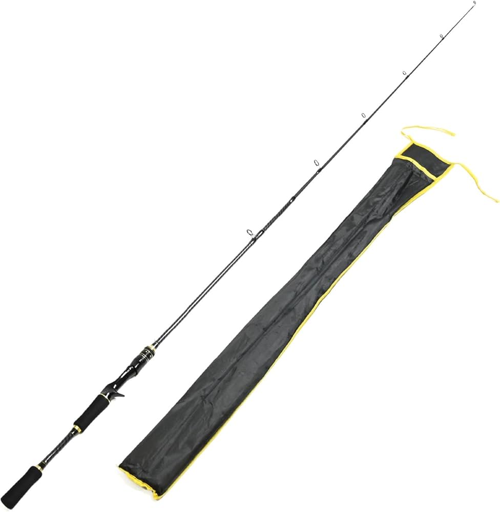 Amazon | waku fimac バスロッド ベイトロッド カーボン製 1.65M 5.4ft