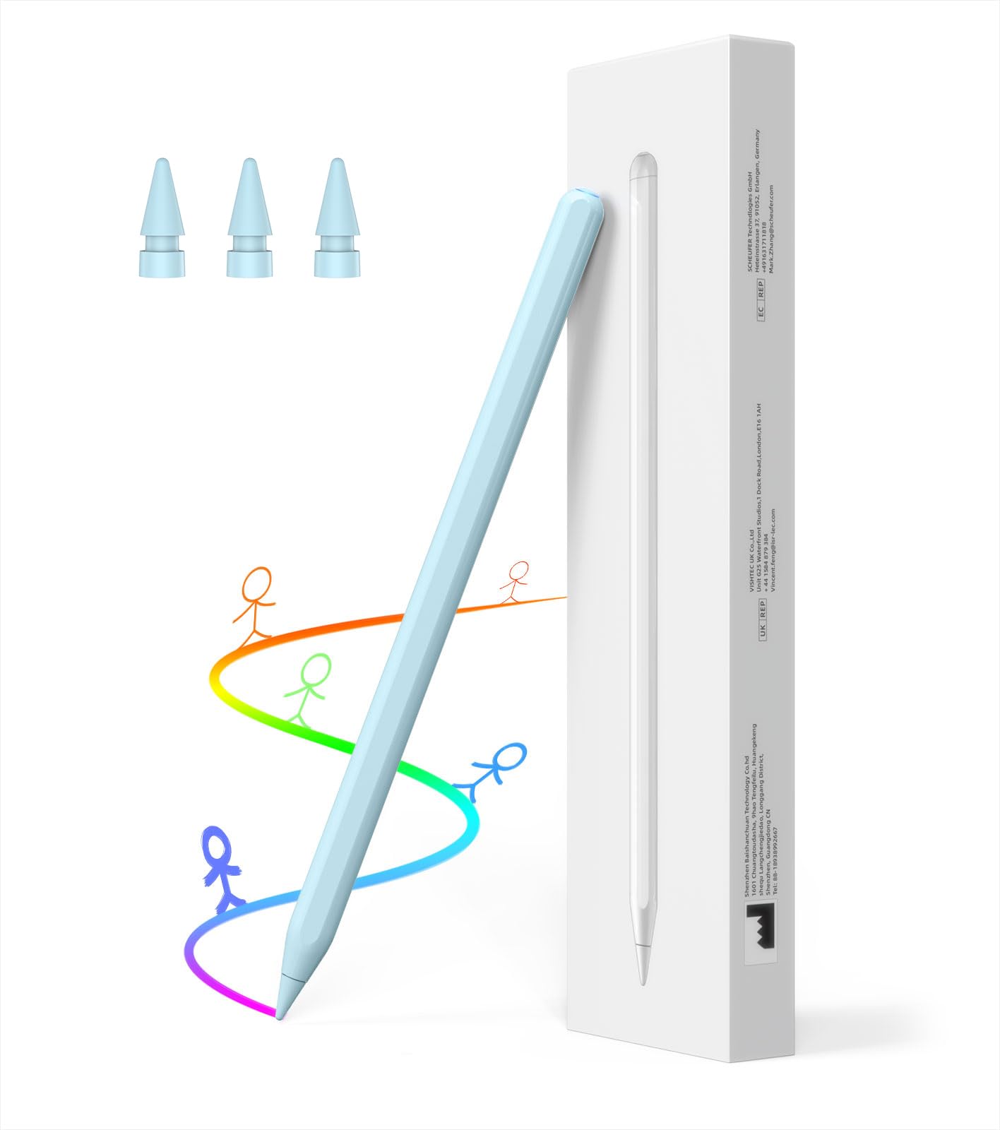 MoKo iPad Pencil 2nd Generation with Magnetic Wireless Charging