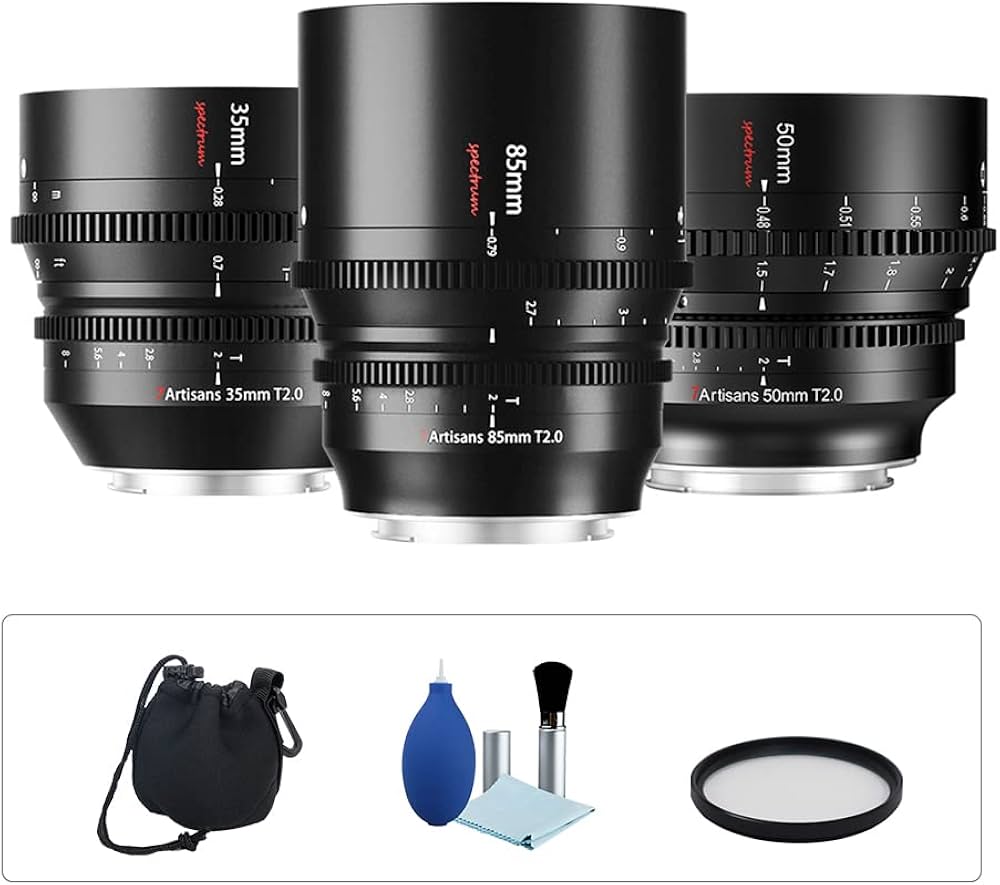 Amazon.co.jp: 7artisans 35mm 50mm 85mm T2.0 フルフレーム