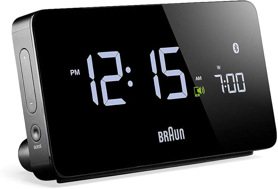 Amazon.co.jp: ブラウン BRAUN/ブラウン Digital Clock BNC020BK