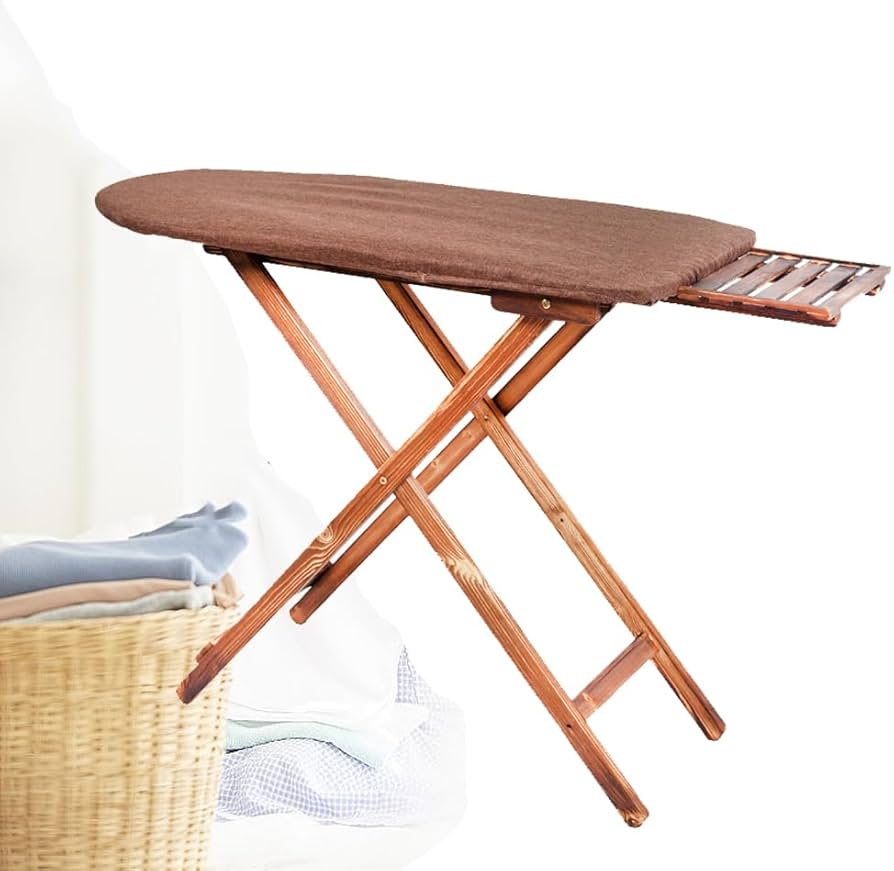 Amazon.co.jp : RNQZ 無垢材アイロン台、レトロアイロン台、折りたたみ