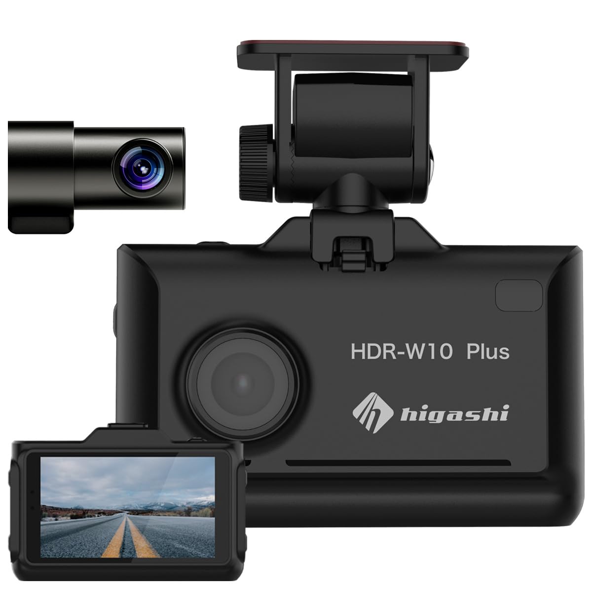 Amazon | ヒガシ ドライブレコーダー 前後カメラ フロント360万画素