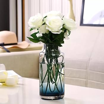 Amazon.co.jp: 花瓶グラデーション青緑色ストレートボディクロージング