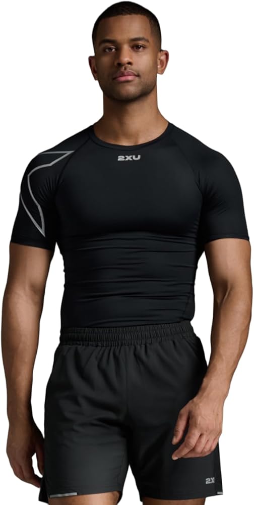 Amazon.com: 2XU Mens Core Compression Short Sleeve X-Small Black