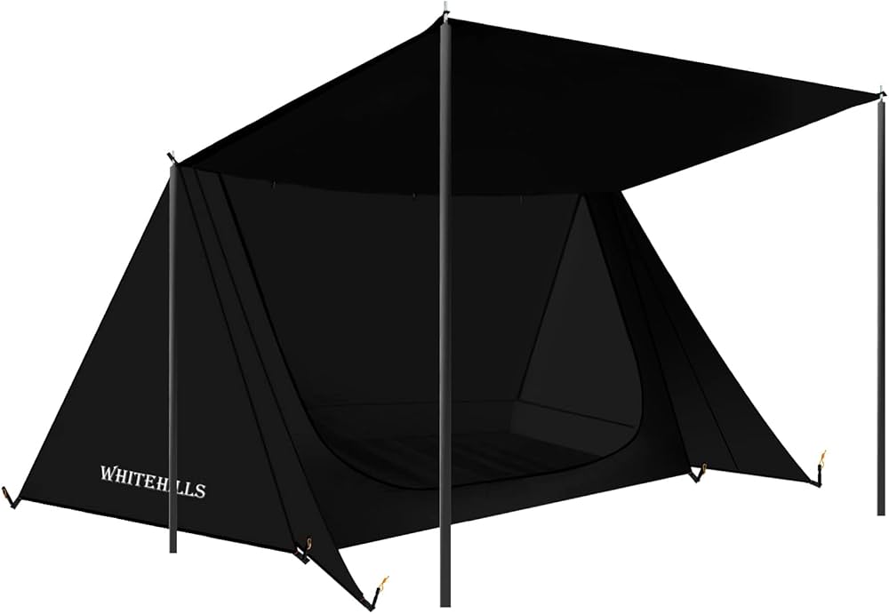 Amazon.co.jp: WhiteHills 軍幕テント シェルターテント ソロテント