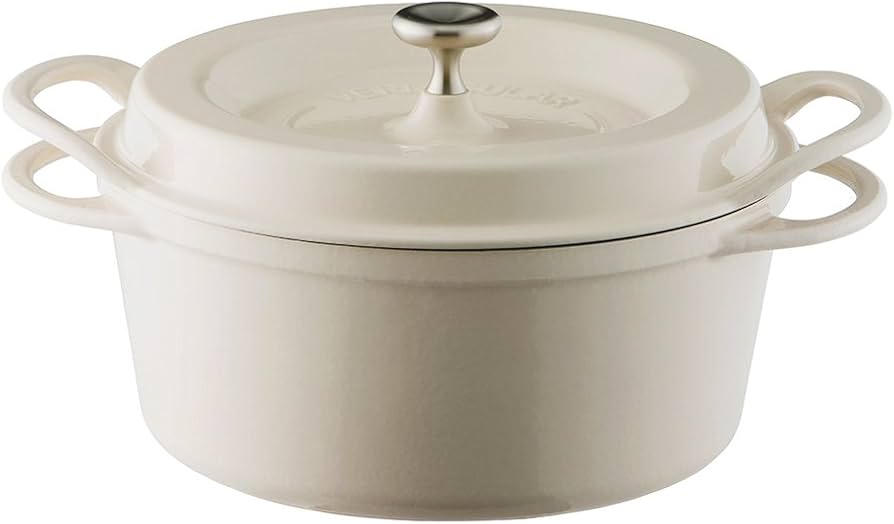 Amazon｜バーミキュラ 鋳物ホーロー鍋 22cm ナチュラルベージュ 無水