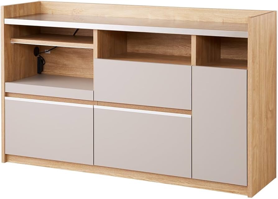 Amazon｜リコメン堂 キッチンカウンター 幅150cm 完成品 ステンレス天