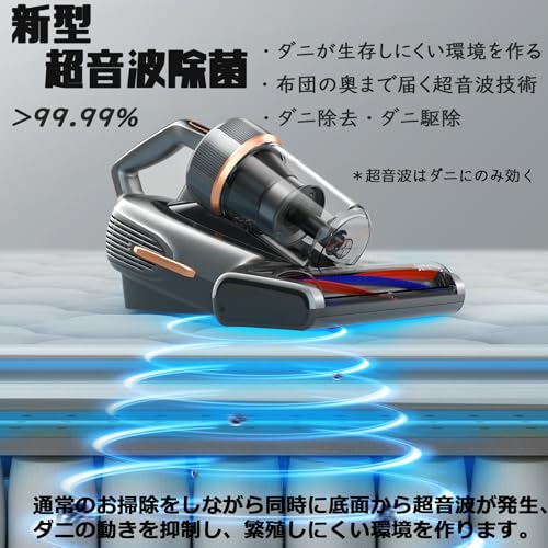 Jimmy - 布団クリーナー 布団用掃除機 ダニ取り掃除機 ベット掃除機