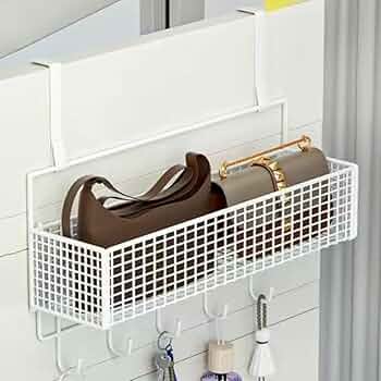 Amazon.co.jp: 収納バスケット、鉄壁掛け 吊り下げバスケット、鉄芸