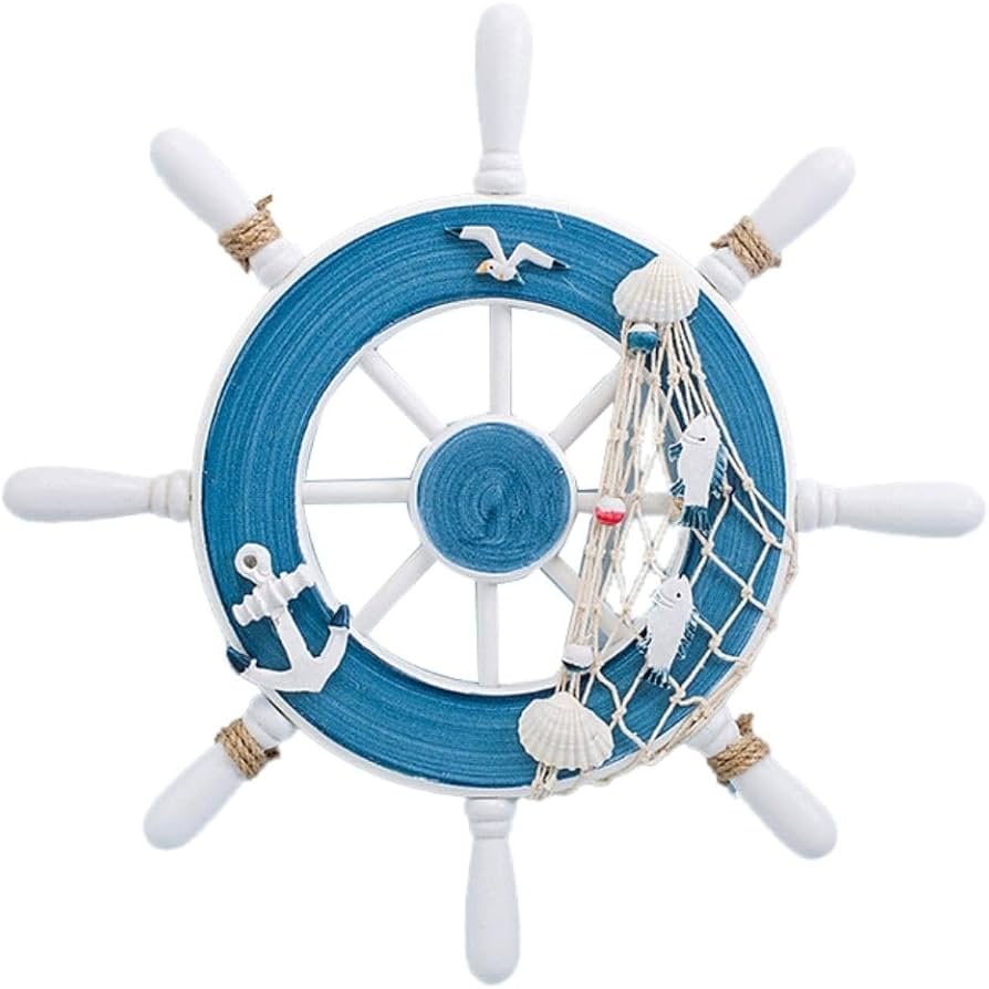 Amazon.co.jp: PLEAVIT 船舵 船の舵 舵輪 操舵輪 ハンドル インテリア