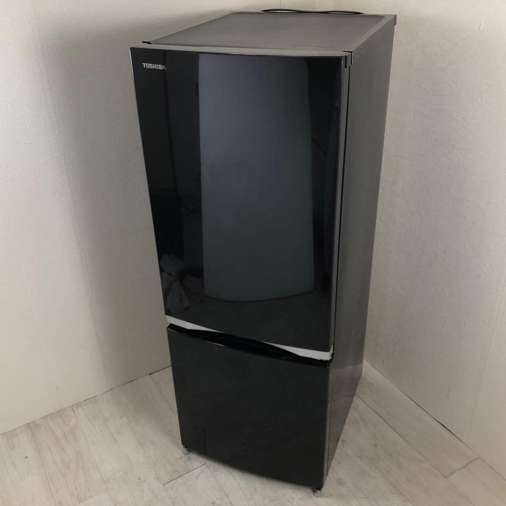 Amazon.co.jp: GR-M15BS-K(ピュアブラック) 2ドア冷蔵庫 右開き 153L