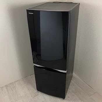 Amazon.co.jp: GR-M15BS-K(ピュアブラック) 2ドア冷蔵庫 右開き 153L