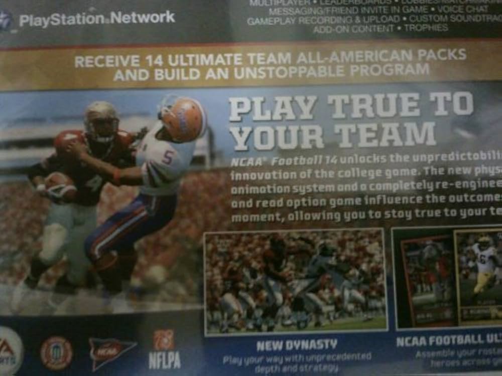 Amazon.com: NCAA Football 14 with BONUS Ultimate Team Packs